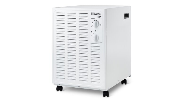 Mobiler Luftentfeuchter Wood's WDD 22 weiß